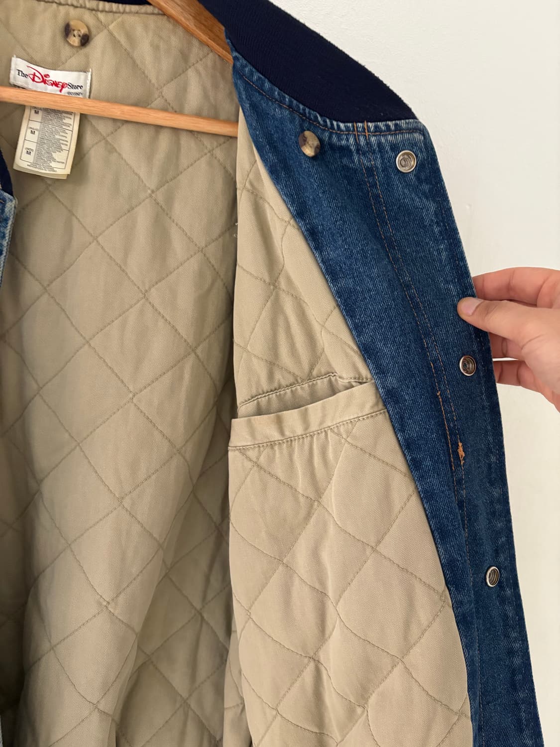 90's vtg Disney Tigger 1968 Denim Varsit 상품이미지8