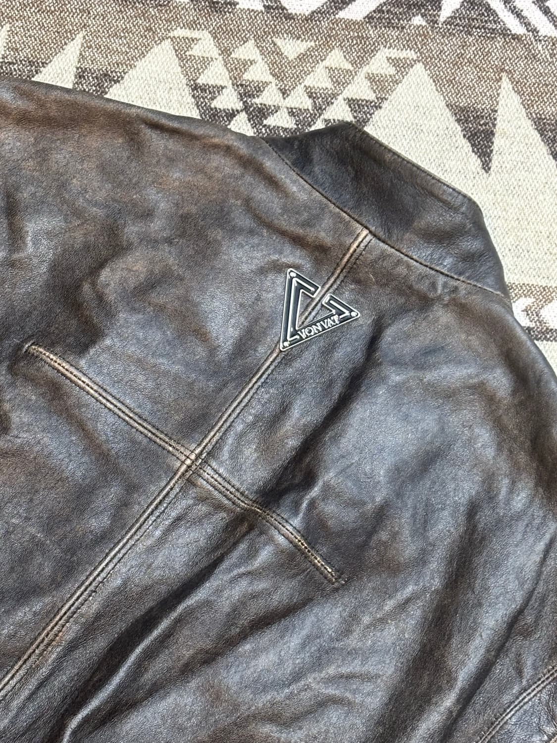 본바트(vonvat)가죽 조끼 상품이미지3