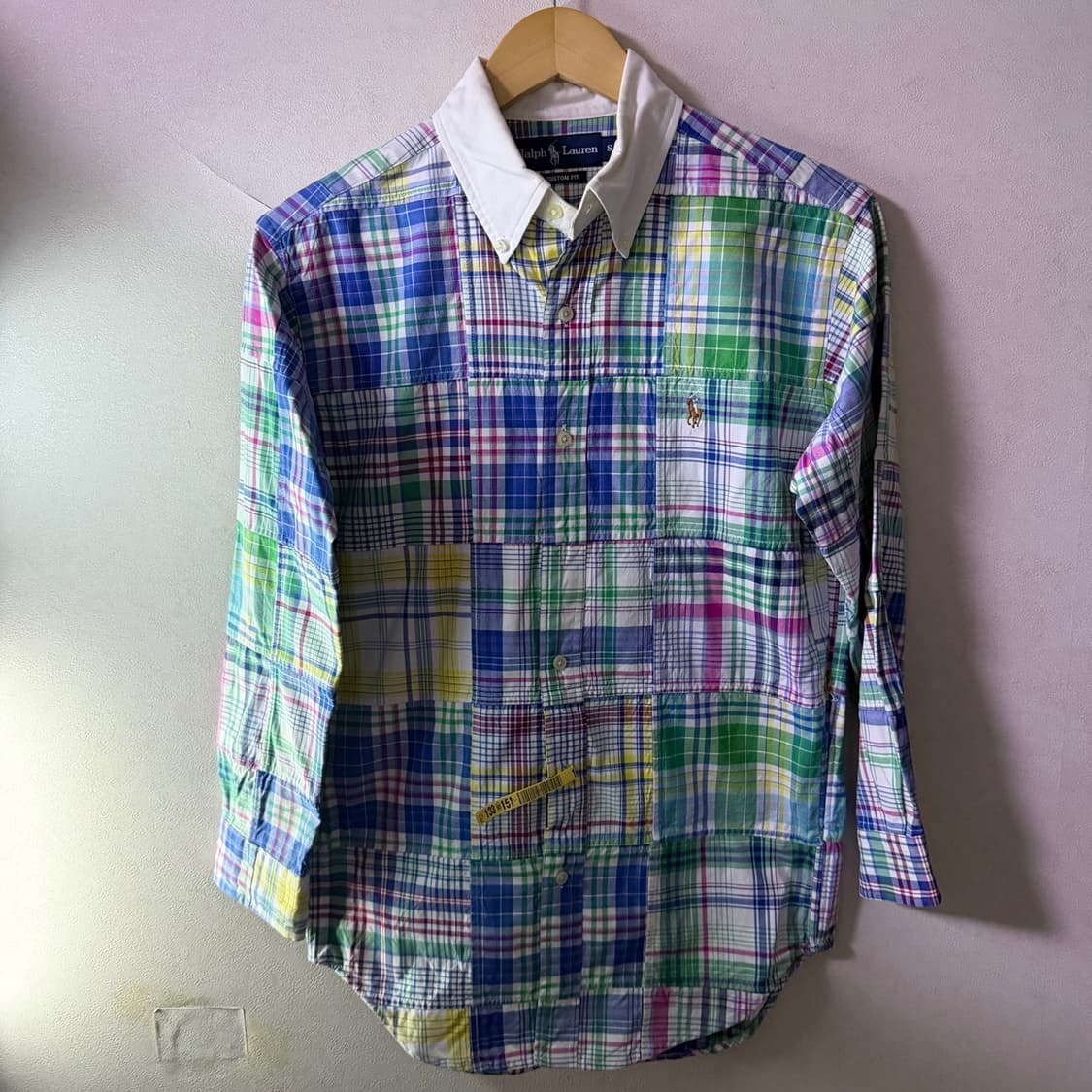 폴로 랄프로렌 패치워크 캐주얼 셔츠 커스텀 S (90-95) 상품이미지2