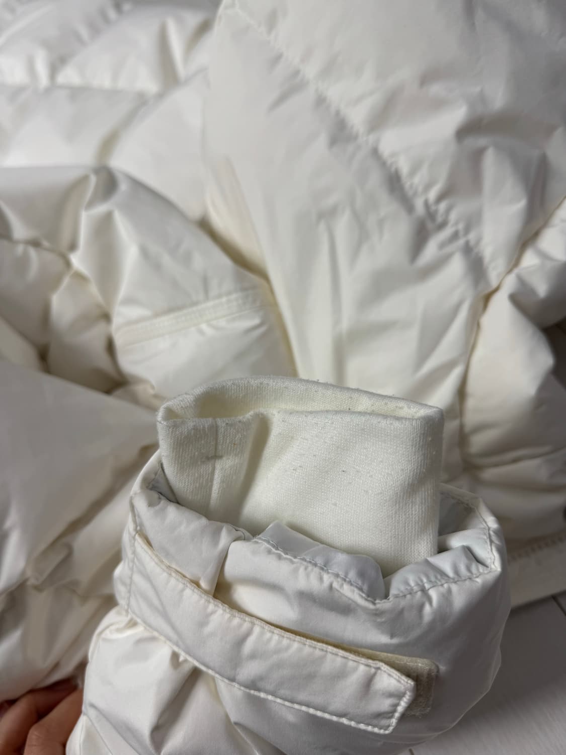 MLB 뉴욕 양키스 롱패딩 화이트 L 상품이미지4