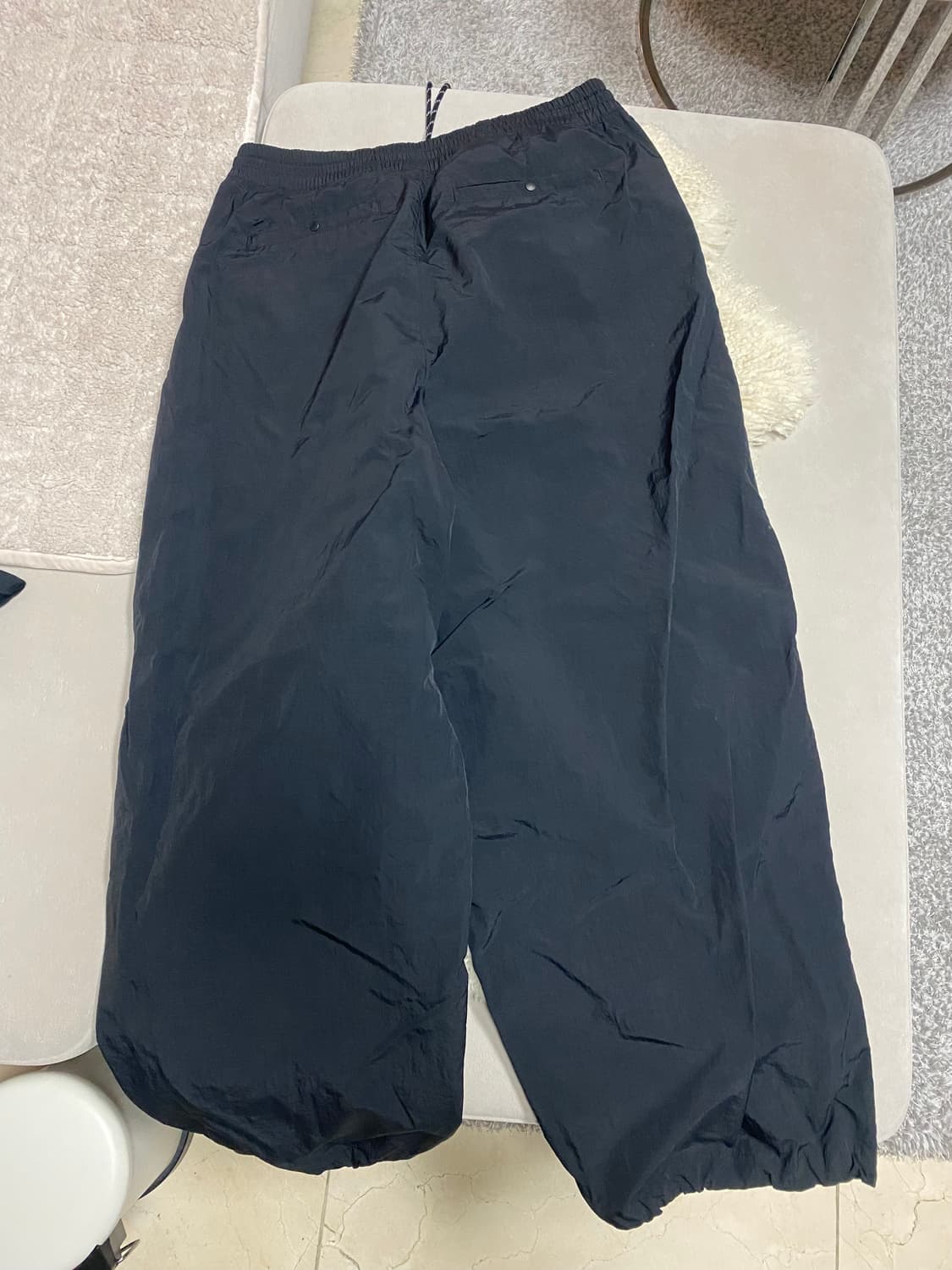 트래블 워크샵 오픈니 팬츠 블랙 L 나일론 바지 상품이미지4