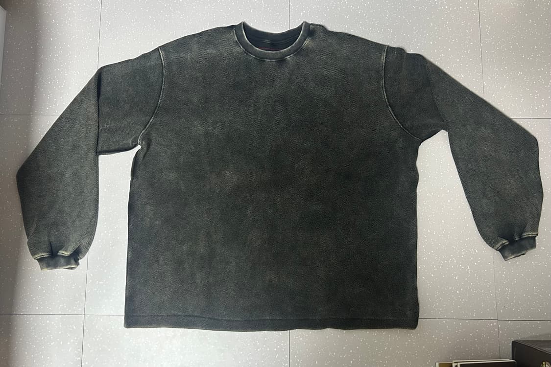 블랙아웃 와플 블리치 롱슬리브 L사이즈 상품이미지2