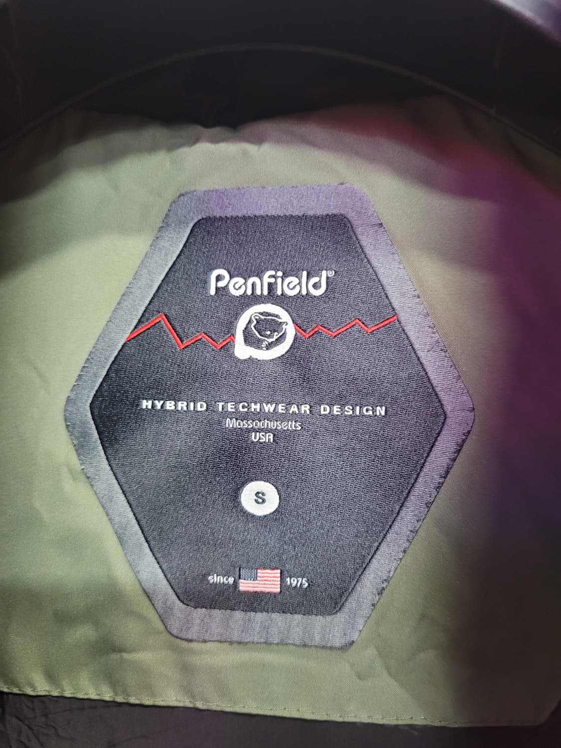 Penfield 펜필드 밝은카키색 후드 롱패딩 오리털 상품이미지4