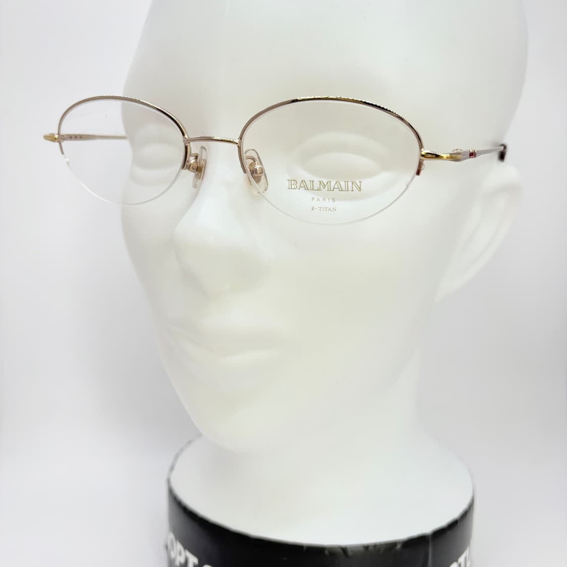 BALMAIN 발망 골드 오벌 반무테 상품이미지6