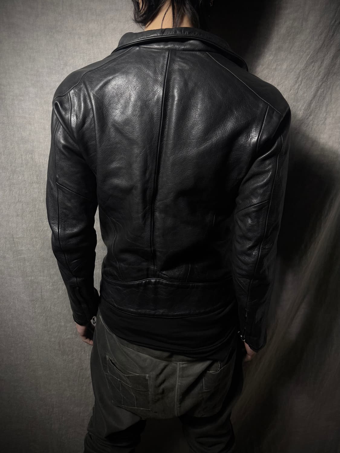 CIVILIZED High Neck Cow Leather Jacket 상품이미지3