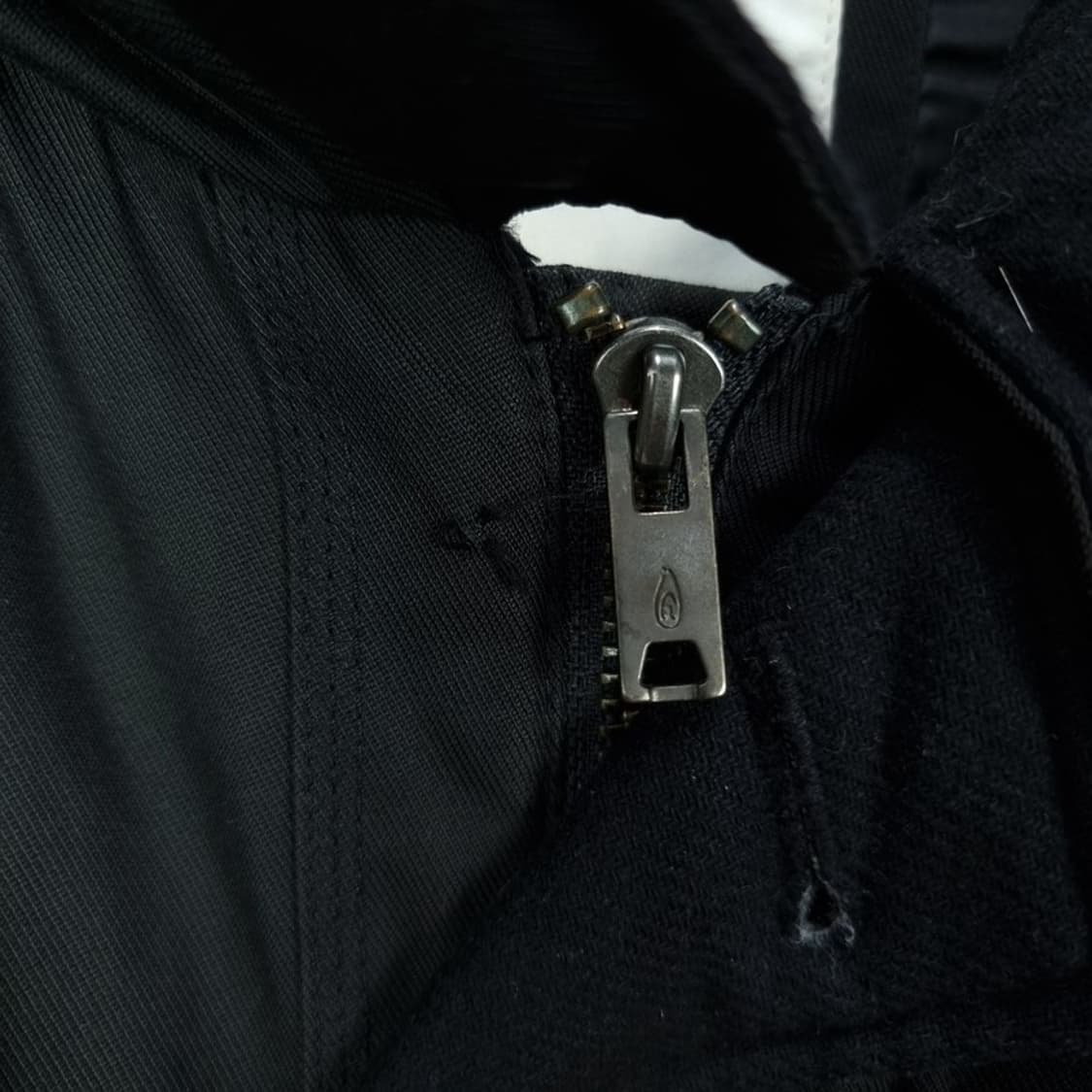 [커스텀멜로우] 폭스퍼 덕다운 야상 패딩 블랙 M17713 상품이미지8