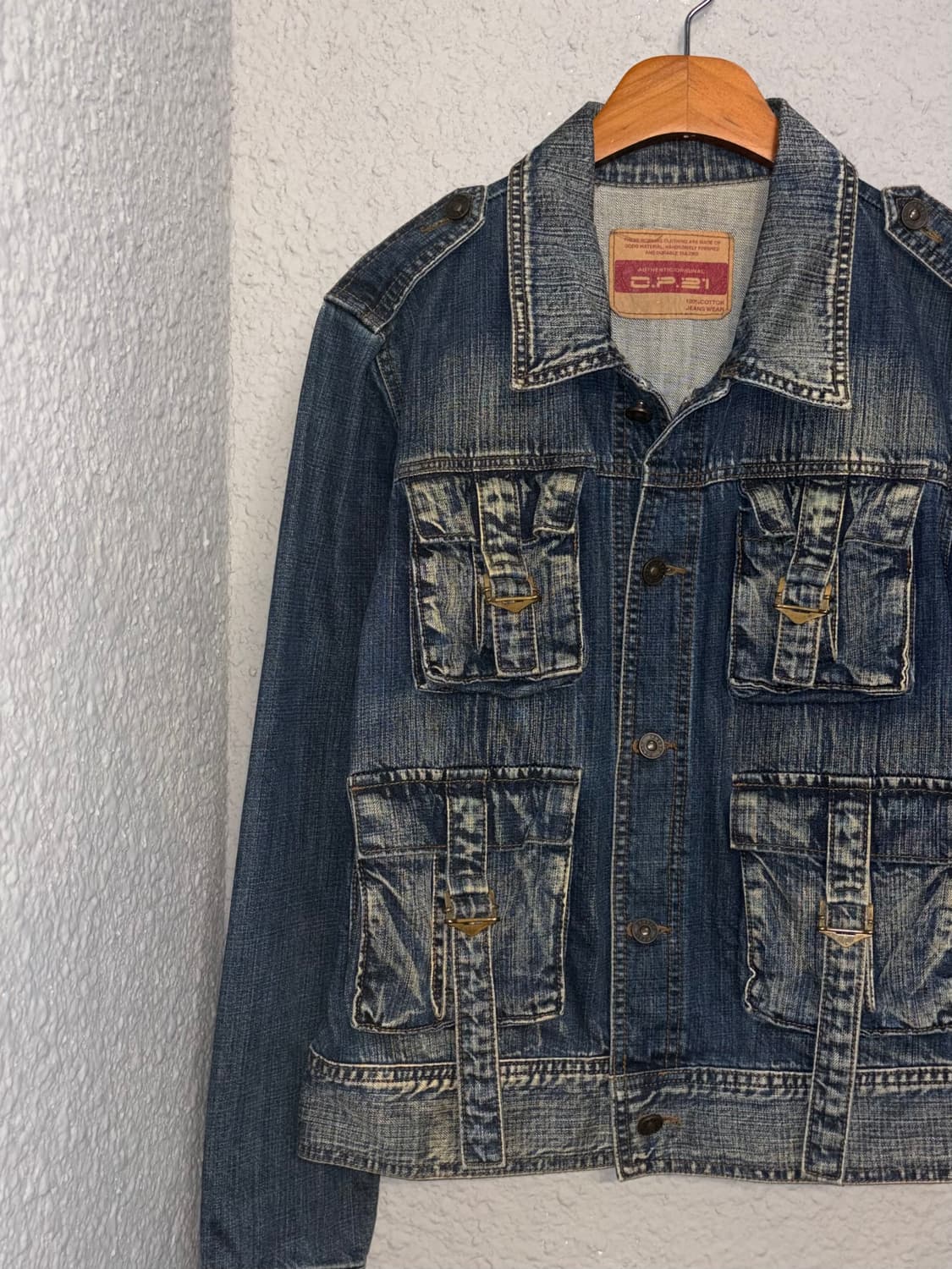 워시드 포켓 데님자켓 상품이미지9