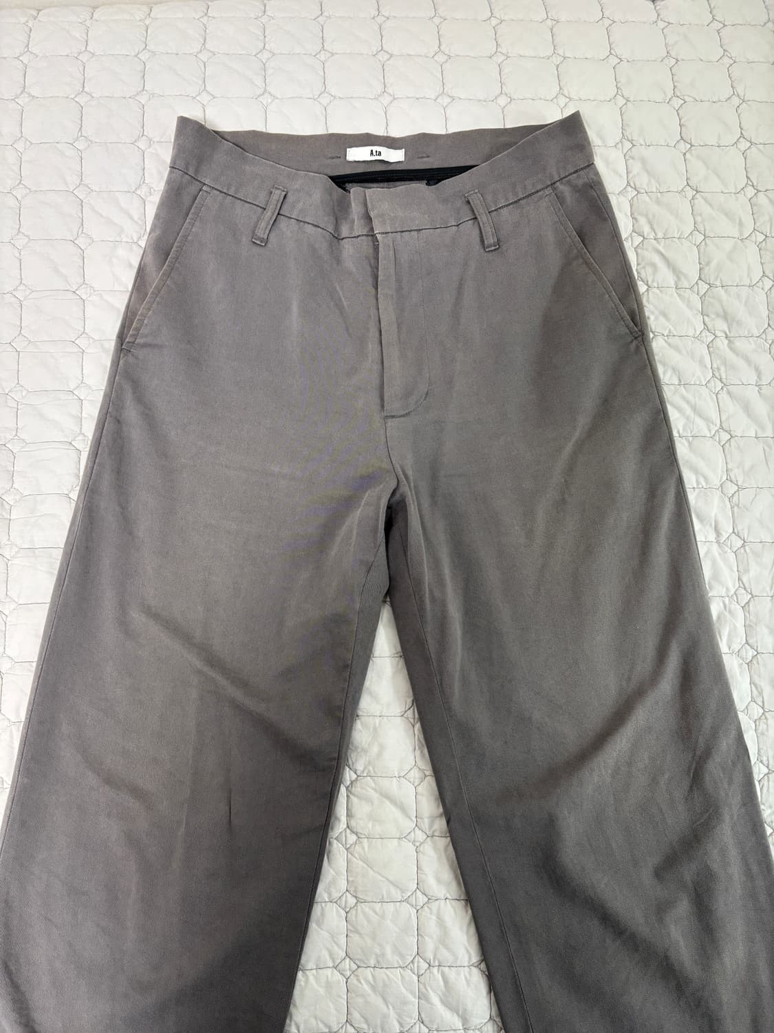 [m] a.ta 에이타 데일리 팬츠 daily pants 콘크리트 상품이미지1