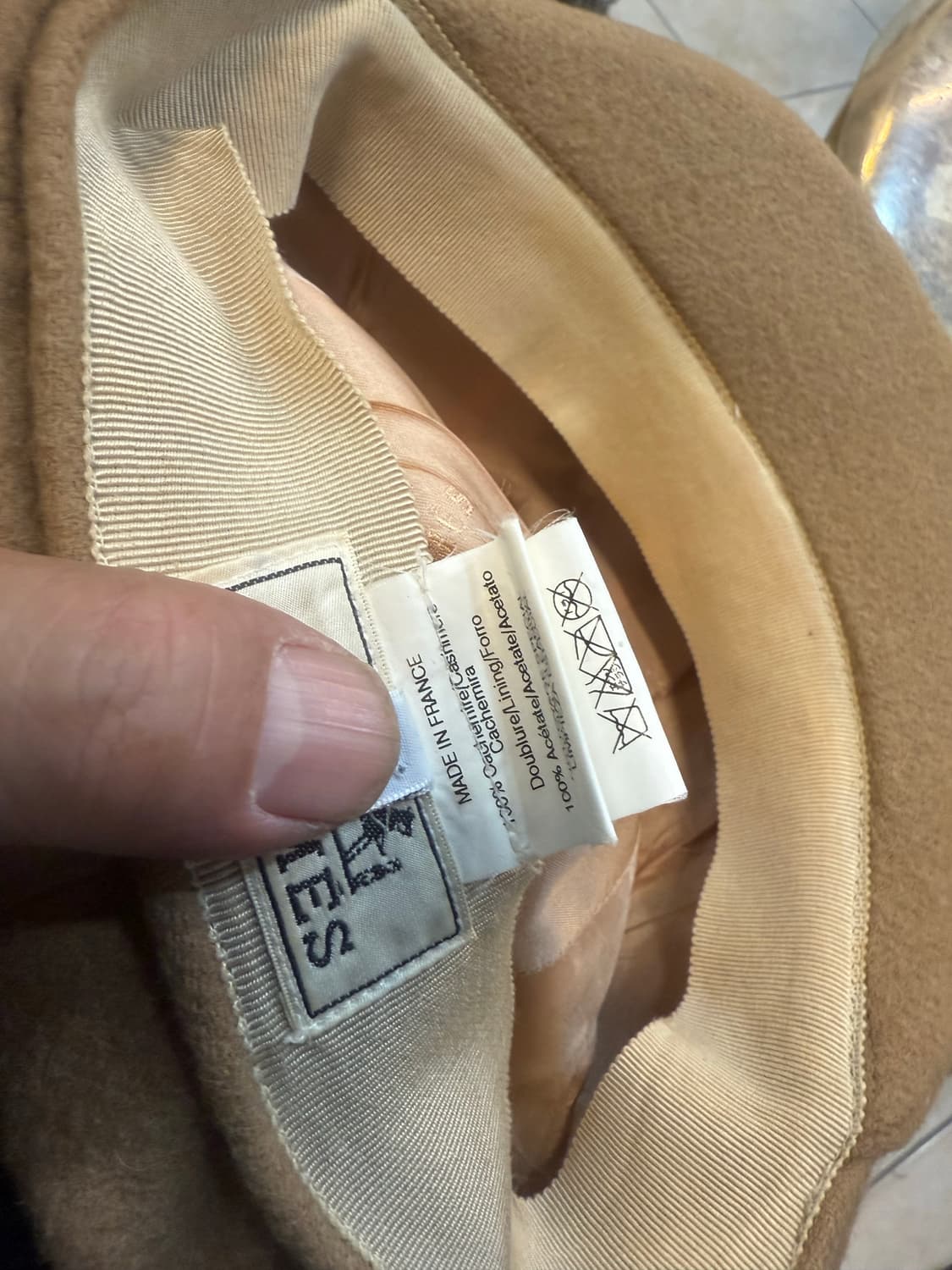 57 정품 에르메스 캐시미어 뉴스보이 캡 팝니다 상품이미지6