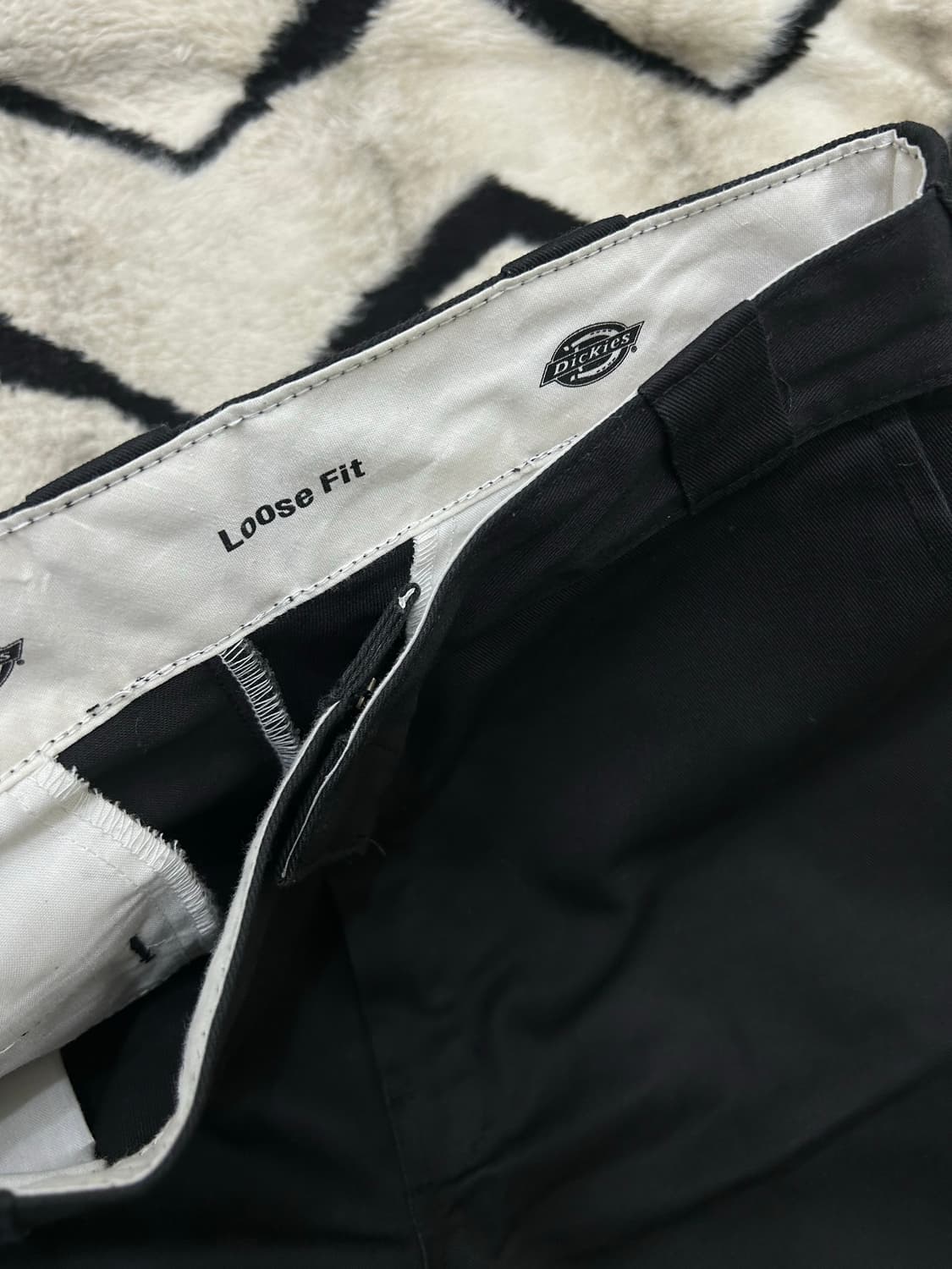 [31]디키즈 더블니 워크 팬츠/블랙 상품이미지4