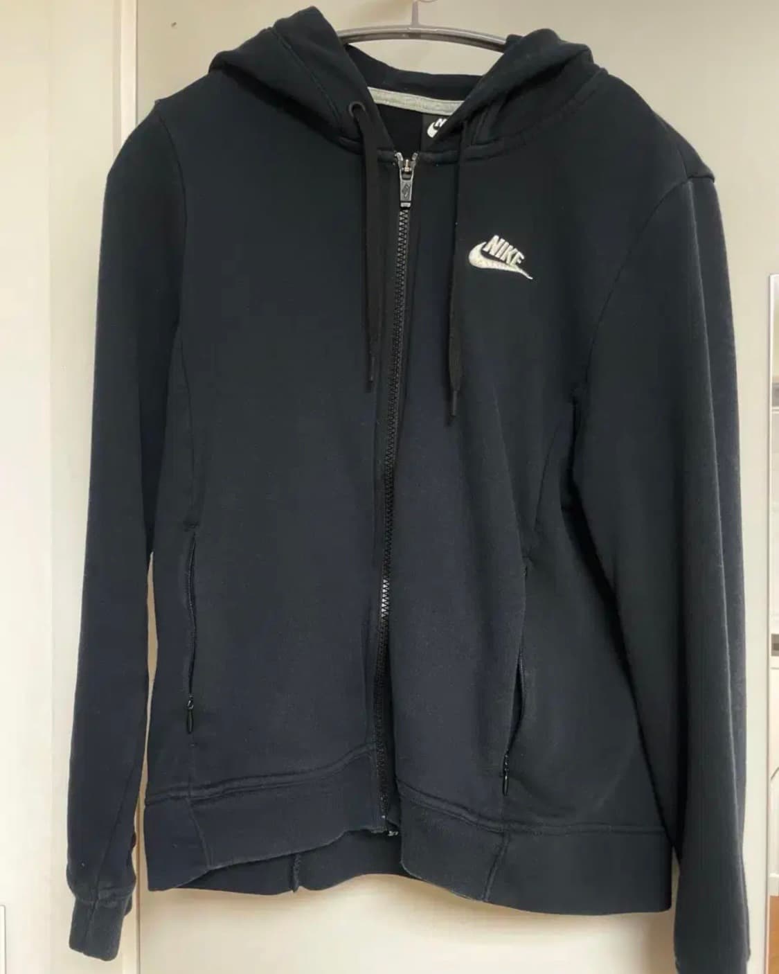 나이키 블랙 여성용 후드집업 s 상품이미지1