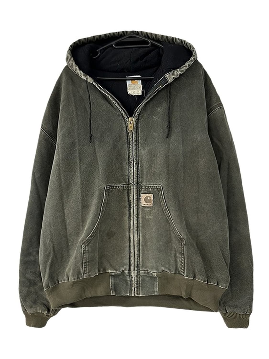 L] CARHARTT J68 MOS 00s 액티브 후드자켓 모스그린 상품이미지1