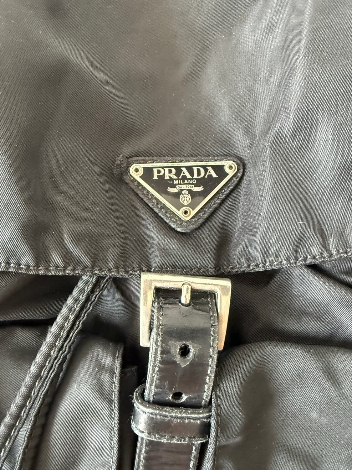프라다(PRADA) 나일론백팩(내부포켓 지퍼 opti zip,ITALY) 상품이미지4