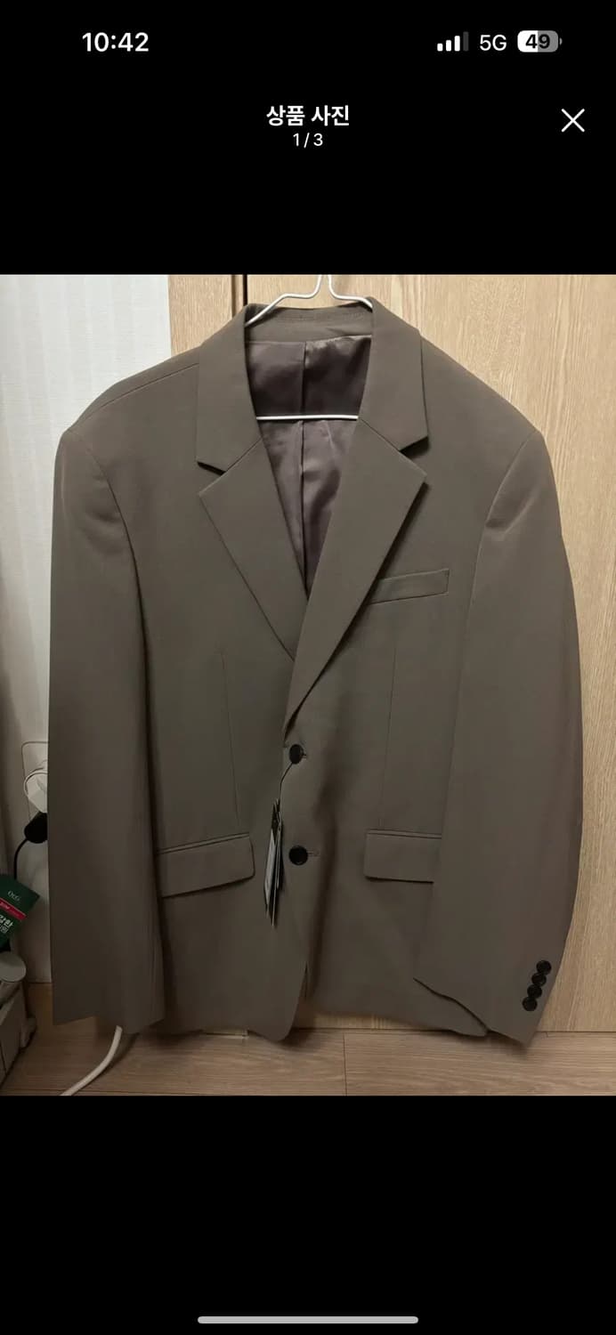 무신사 스탠다드 라이트웨이트 릴렉스드 재킷 팝니다. 상품이미지1