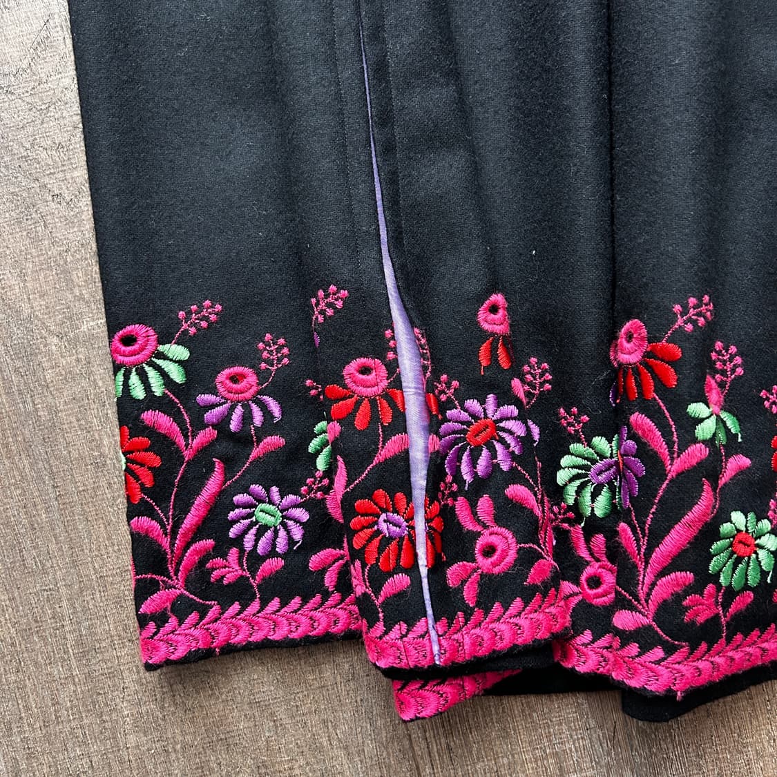 Floral Needlepoint Patchwork Skirt 상품이미지5