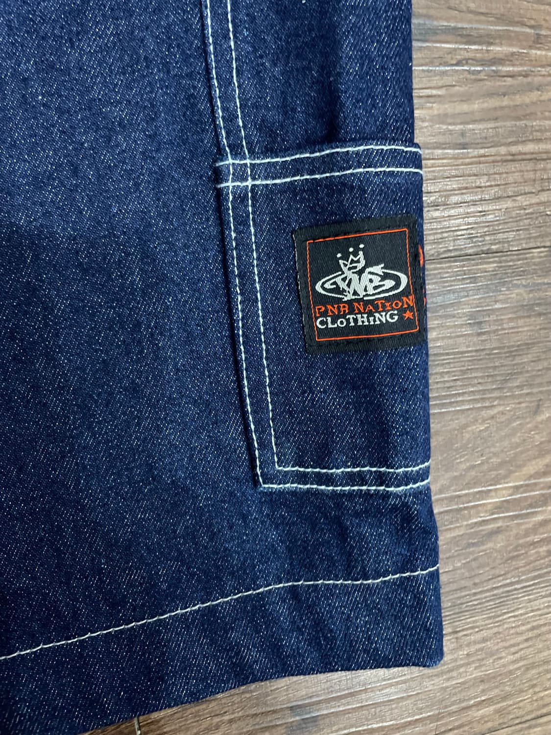 PNB NATION CLOTHING 버뮤다 데님 카펜터 팬츠 생지 상품이미지3