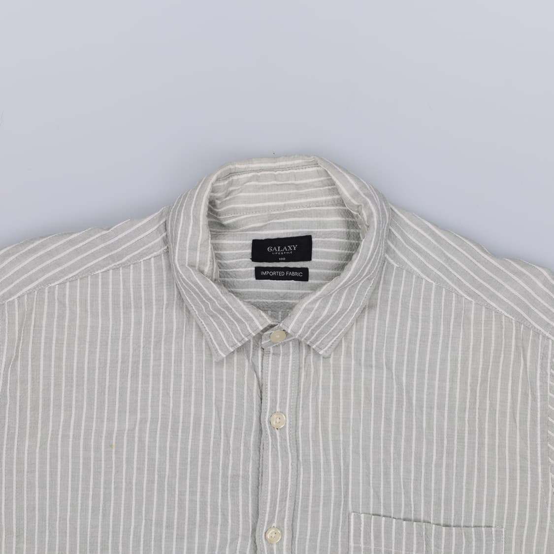 100 갤럭시 스트라이프 반팔 셔츠 0423H1 상품이미지3