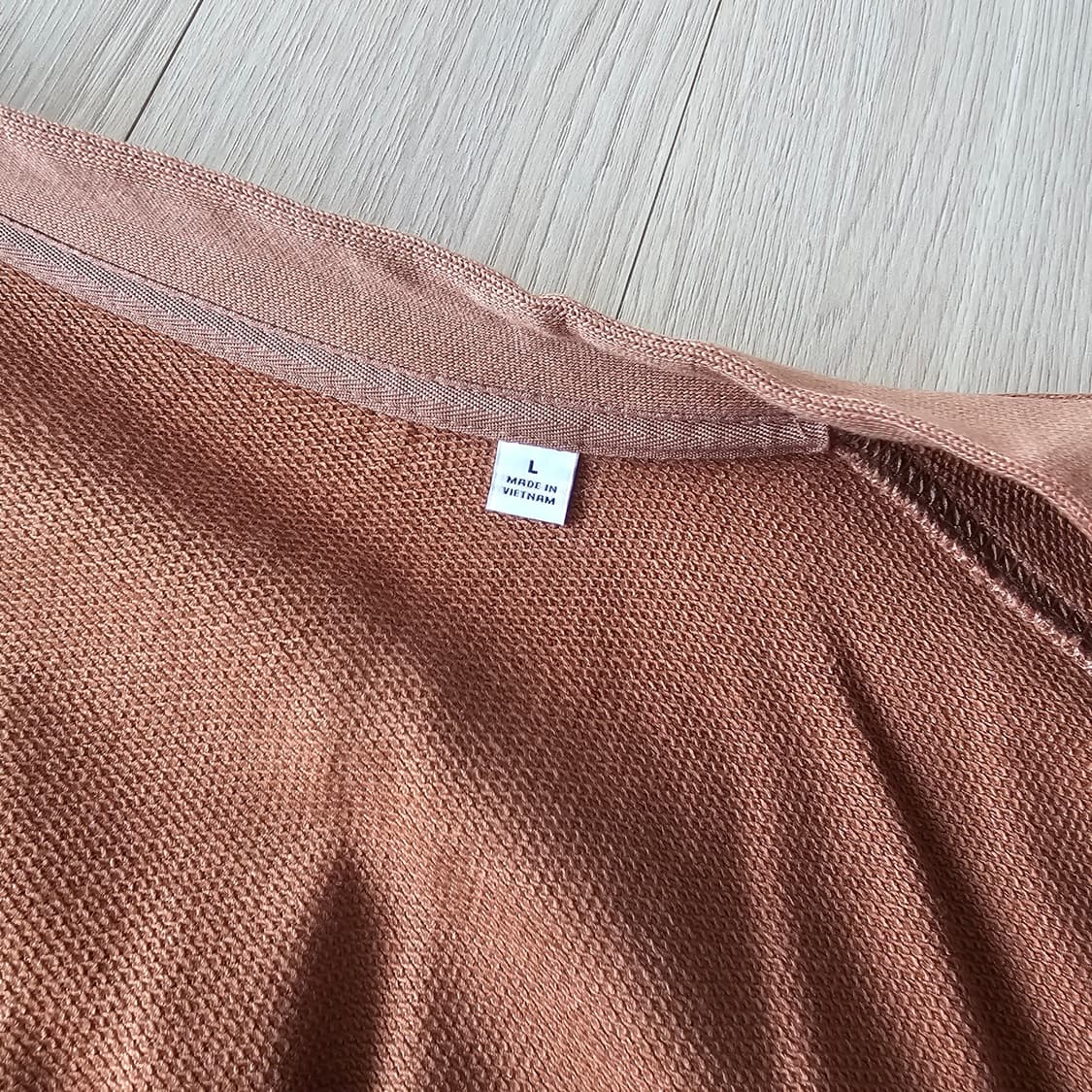 L 100 새제품) 유니클로 U 스웨트 가디건 브라운 르메르 간절기 상품이미지6