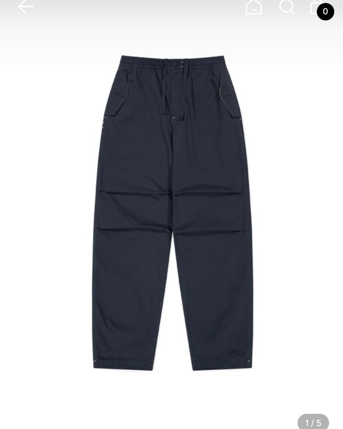 썬러브 스윙팬츠 네이비 S사이즈 상품이미지1