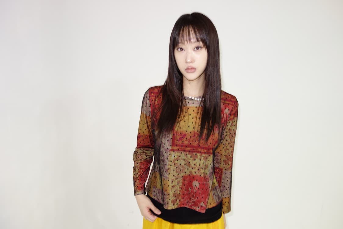 도트패턴 티 레드 상품이미지2