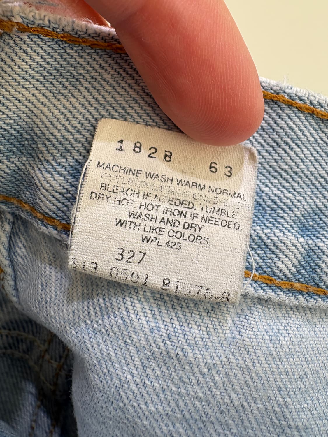 90's LEVIS 550 (Made in USA) 데님팬츠 상품이미지8