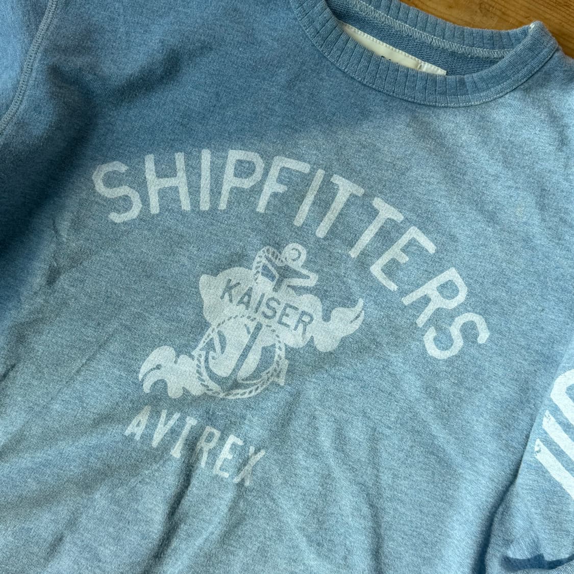 아비렉스 타입블루스웻셔츠 맨투맨 상품이미지4