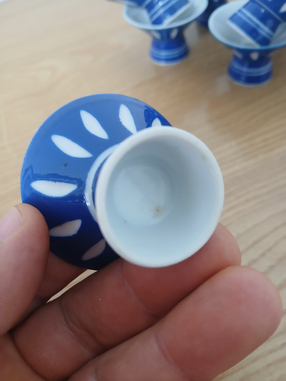 오래된 일본 사케잔,찻잔 9개 일괄 상품이미지3