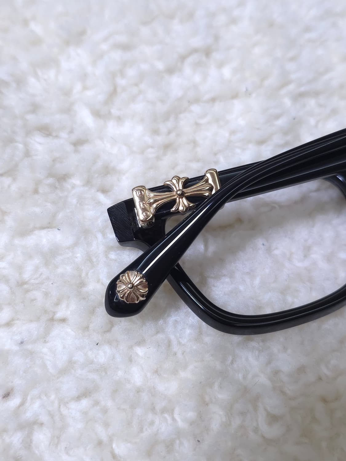 [OS] 크롬하츠 콕스어커 안경 블랙 골드 상품이미지7