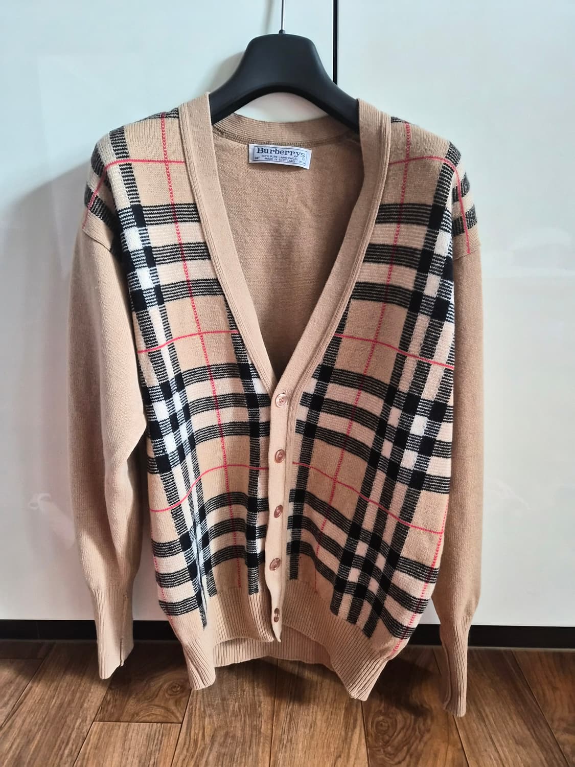 (정품) 버버리 빈티지 체크 가디건 (명품 여성 가디건) 상품이미지1
