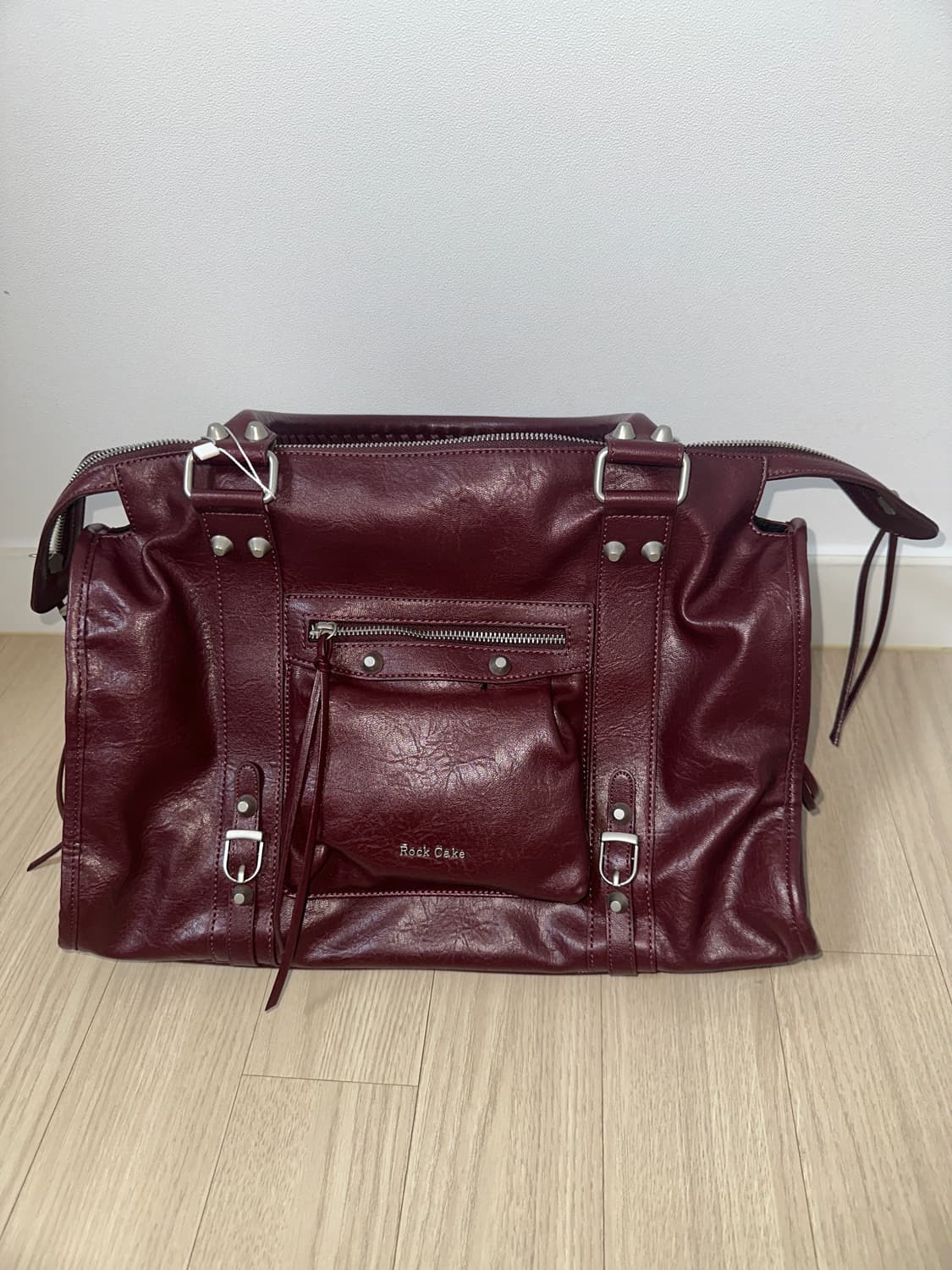 Rockcake Big Diaz Bag - Burgundy 상품이미지1
