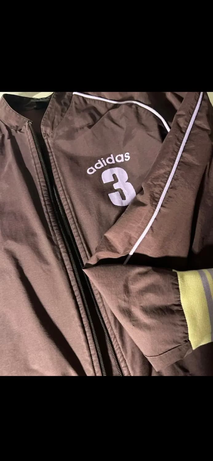 아디다스 3로고 퍼플 크롭 트랙 Adidas Crop Tracktop 상품이미지2