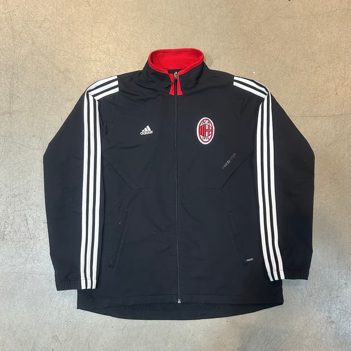 100 아디다스 Ac밀란 블랙 바람막이 상품이미지2