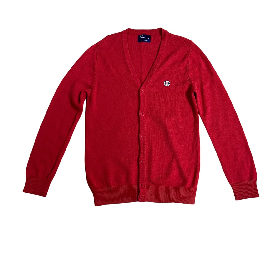 프레드페리 100% 램스울 가디건 M 상품이미지1