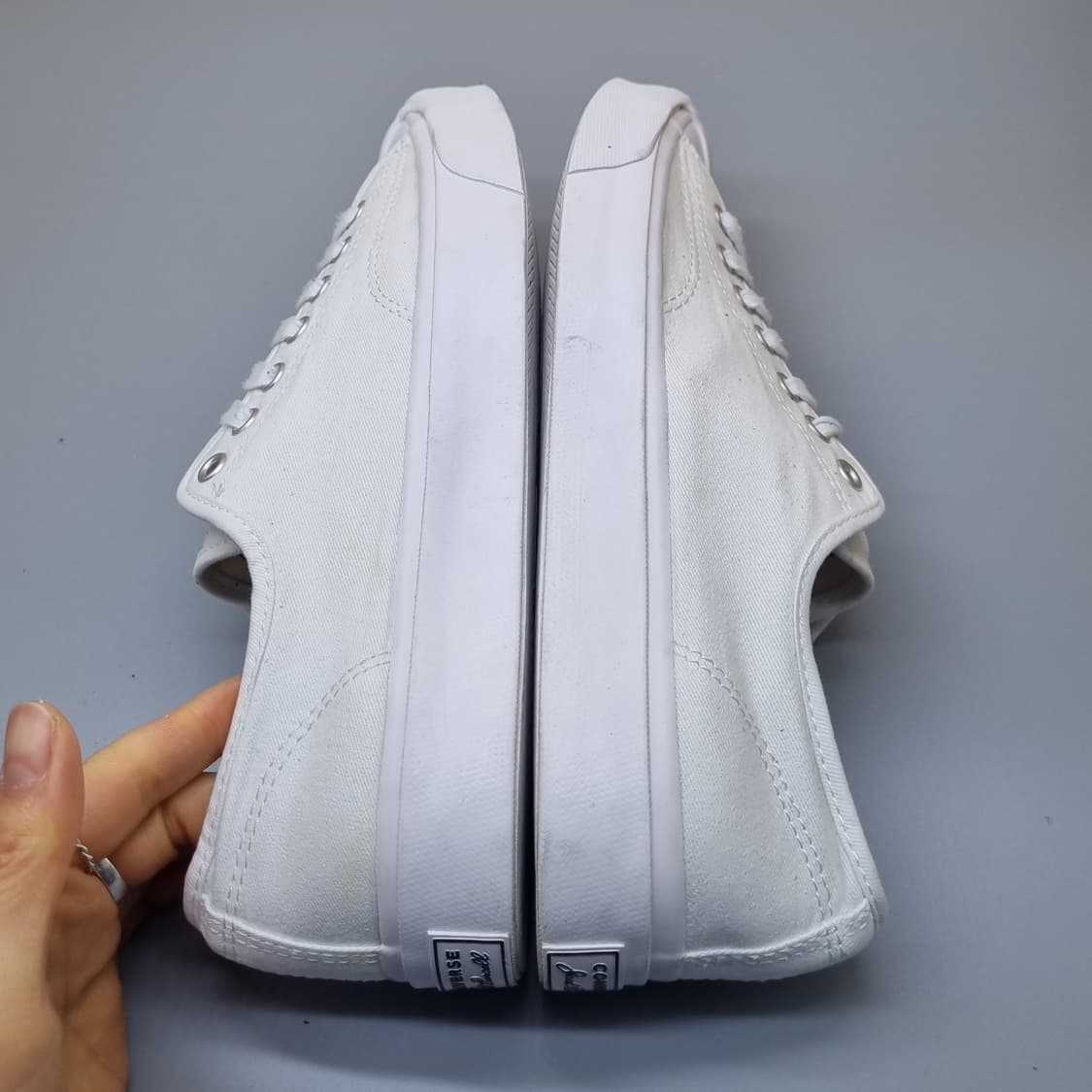 컨버스 잭퍼셀 화이트 스니커즈265 상품이미지5