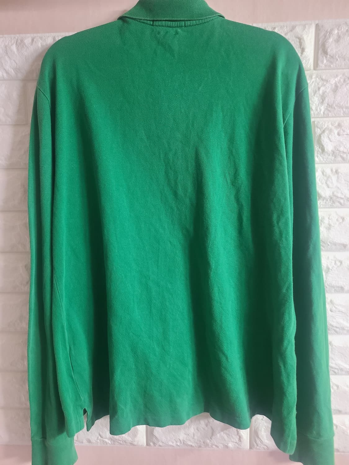 폴로 랄프로렌 그린 긴팔 폴로티(라지) 상품이미지5