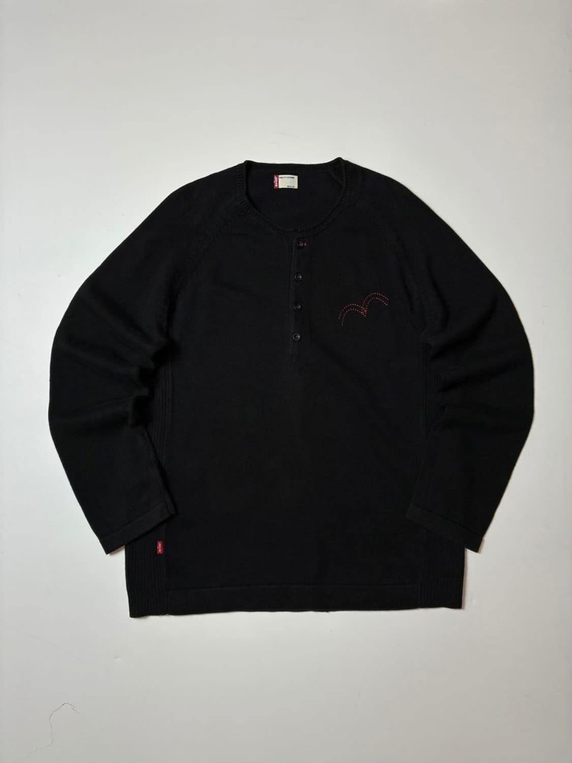 리바이스 00's 블랙 헨리넥 니트 PN8767 상품이미지1