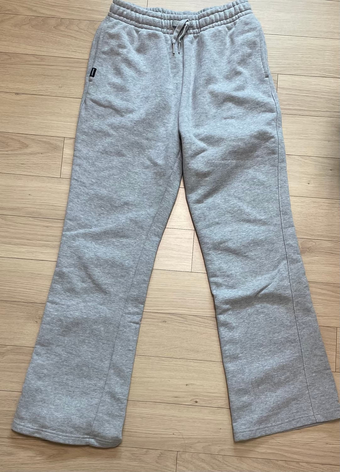 커버낫 와이드 트레이닝팬츠 그레이 S 상품이미지1