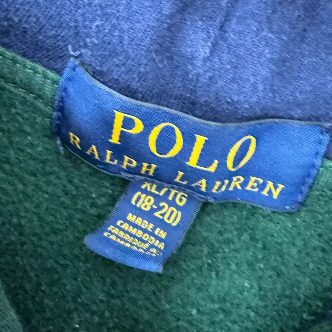 90 폴로 랄프로렌 빅로고 후드 집업  상품이미지4