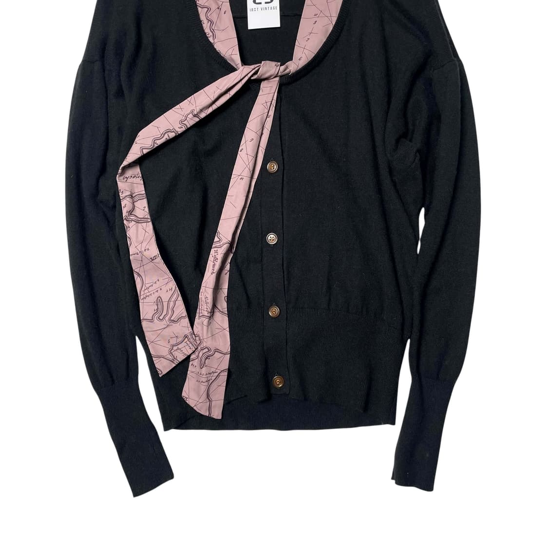 Vivienne westwood 지도 스카프 가디건 상품이미지3