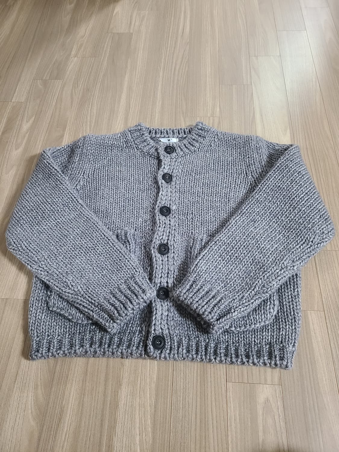 [M]STU 25FW 디멘션 포켓 가디건 grey 상품이미지4