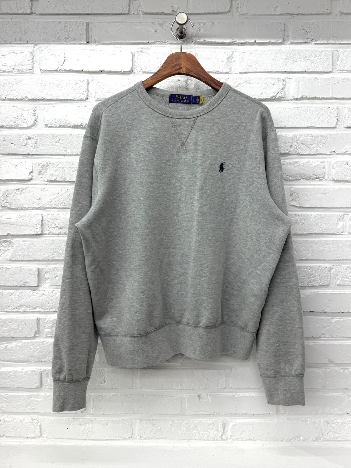 폴로 그레이 맨투맨 상품이미지3