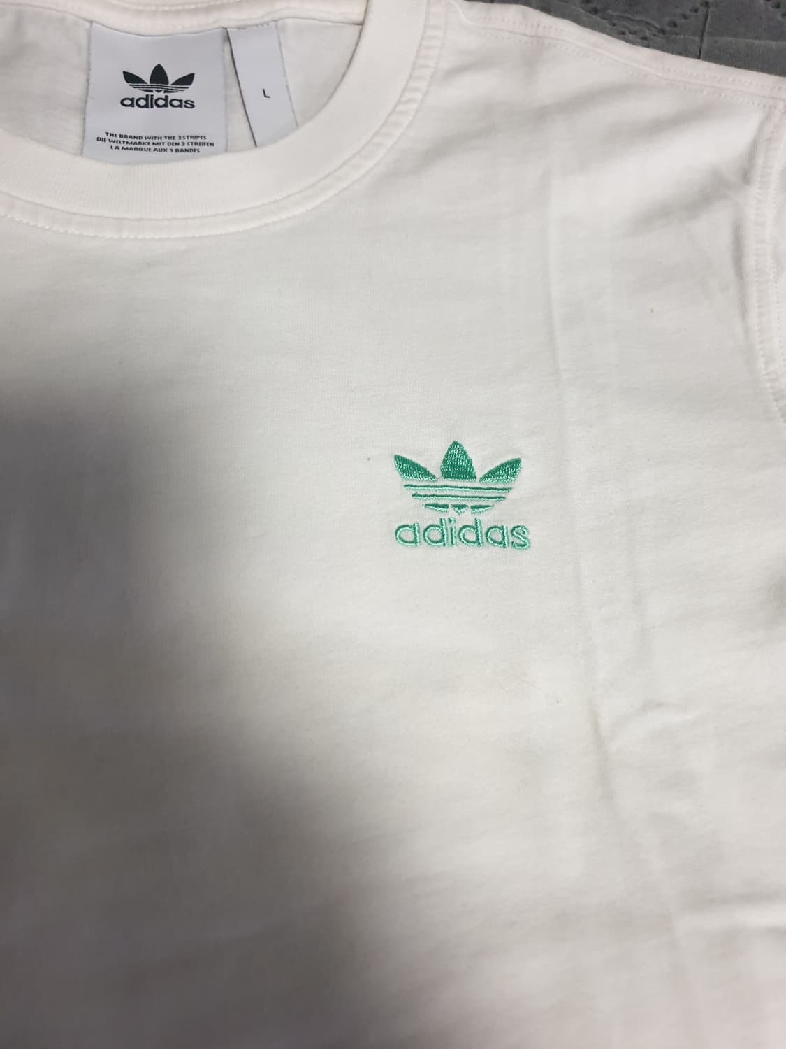 아디다스 파이어버드 프론트 백 반팔티 화이트 (L) 상품이미지3