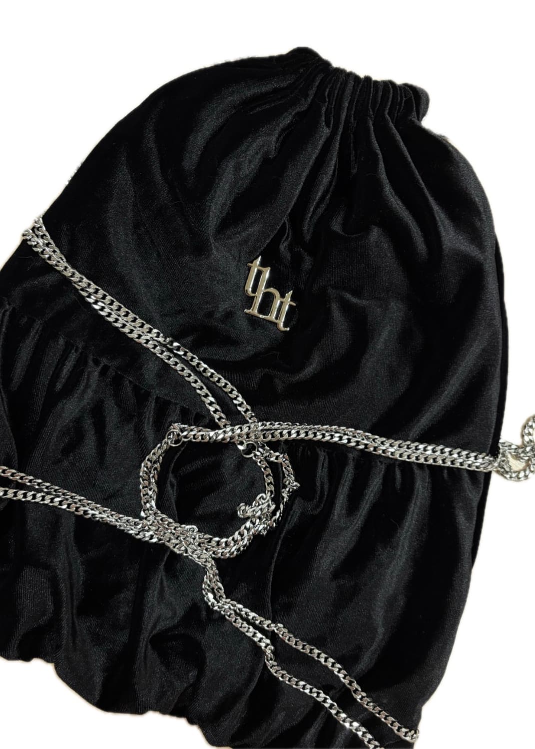 tht velvet chain backpack 상품이미지2