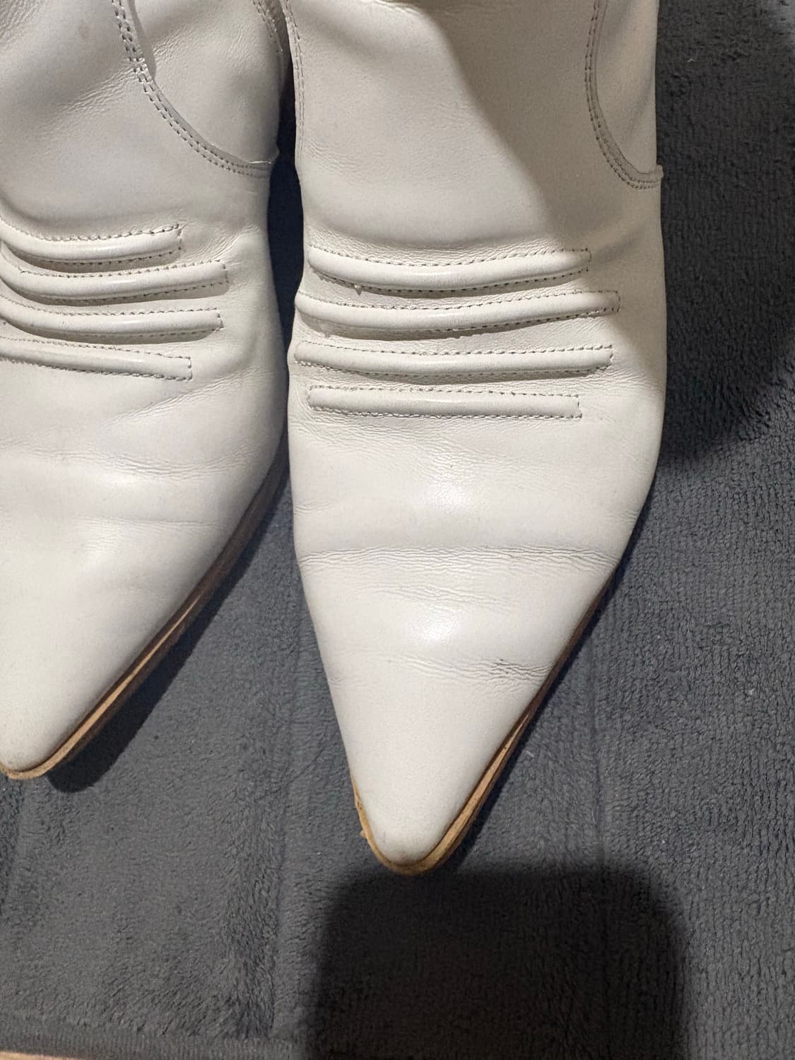 소피에 웨스턴 부츠 화이트 상품이미지3