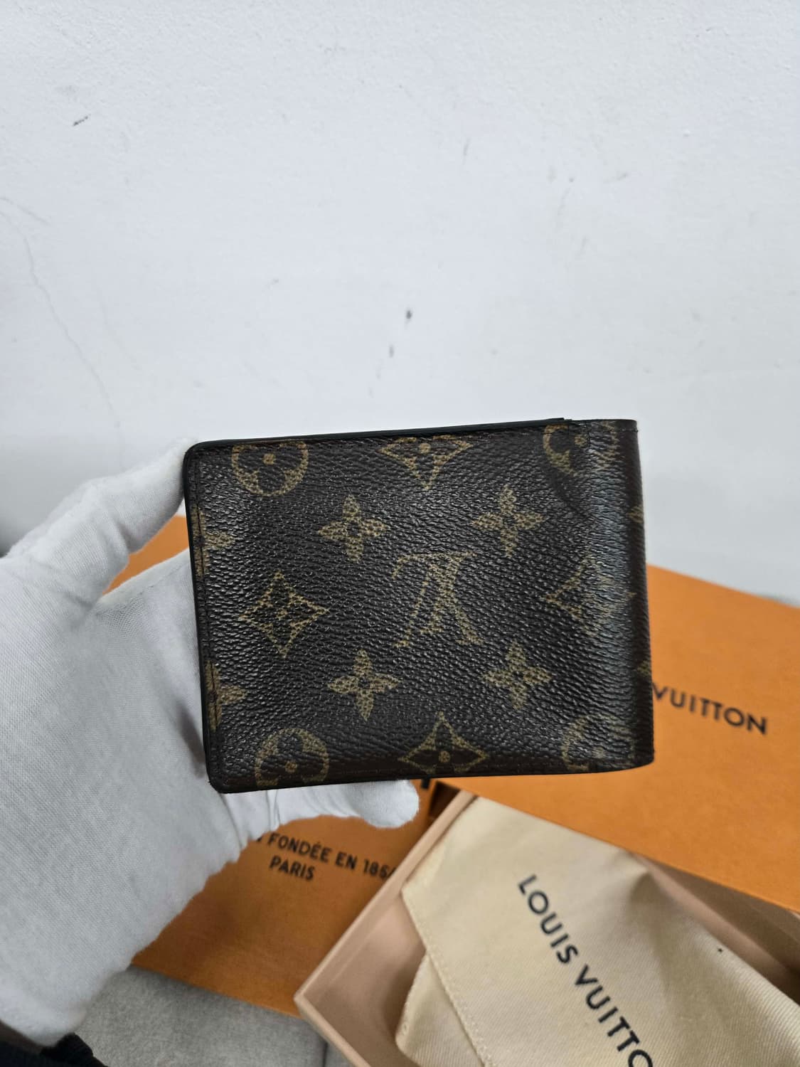 [보증서 정품] 루이비통 모노그램 반지갑 상품이미지5