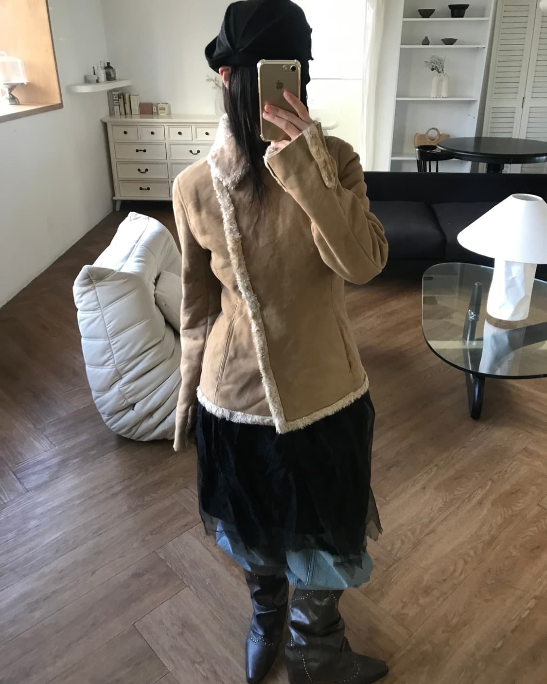 vintage sheer skirt 상품이미지7