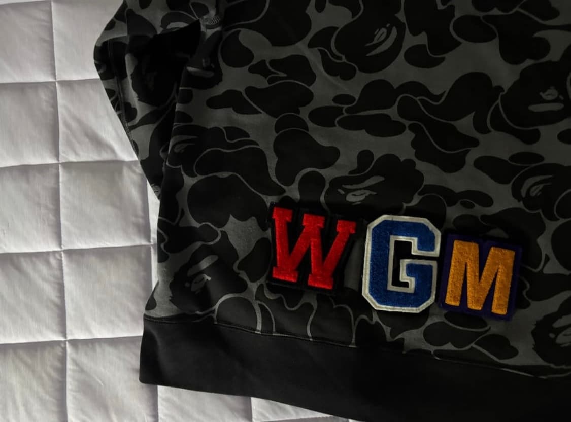 (bape)베이프 디태처블 샤크후드 XL 상품이미지5