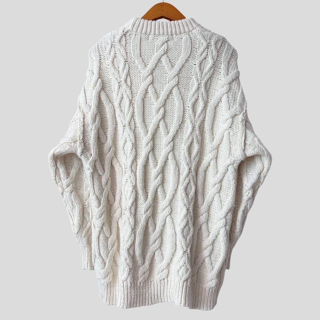 (S)GU 지유 언더커버 헤비 케이블 니트 스웨트 상품이미지7