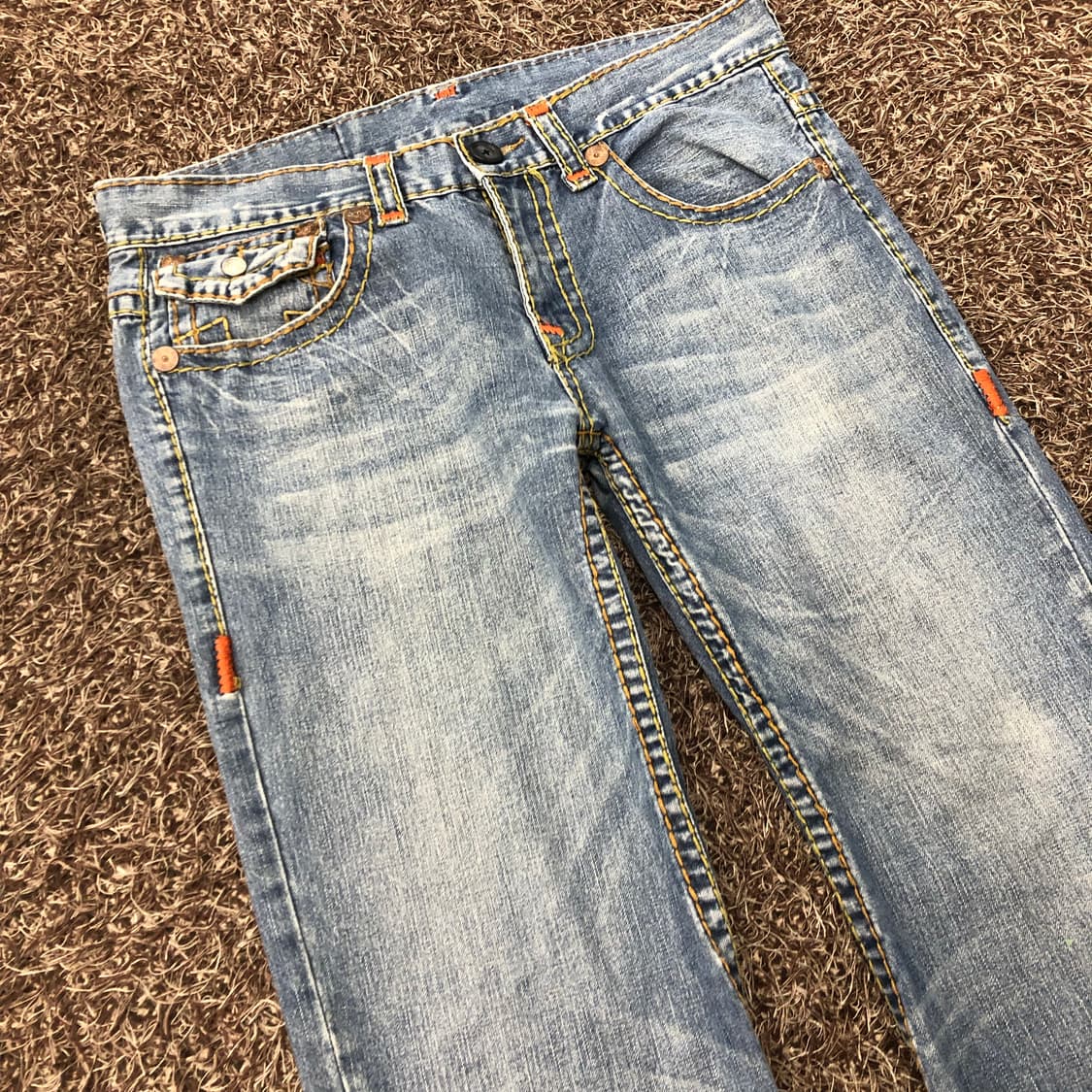 트루릴리전 조이 플레어 부츠컷 데님 팬츠 상품이미지3