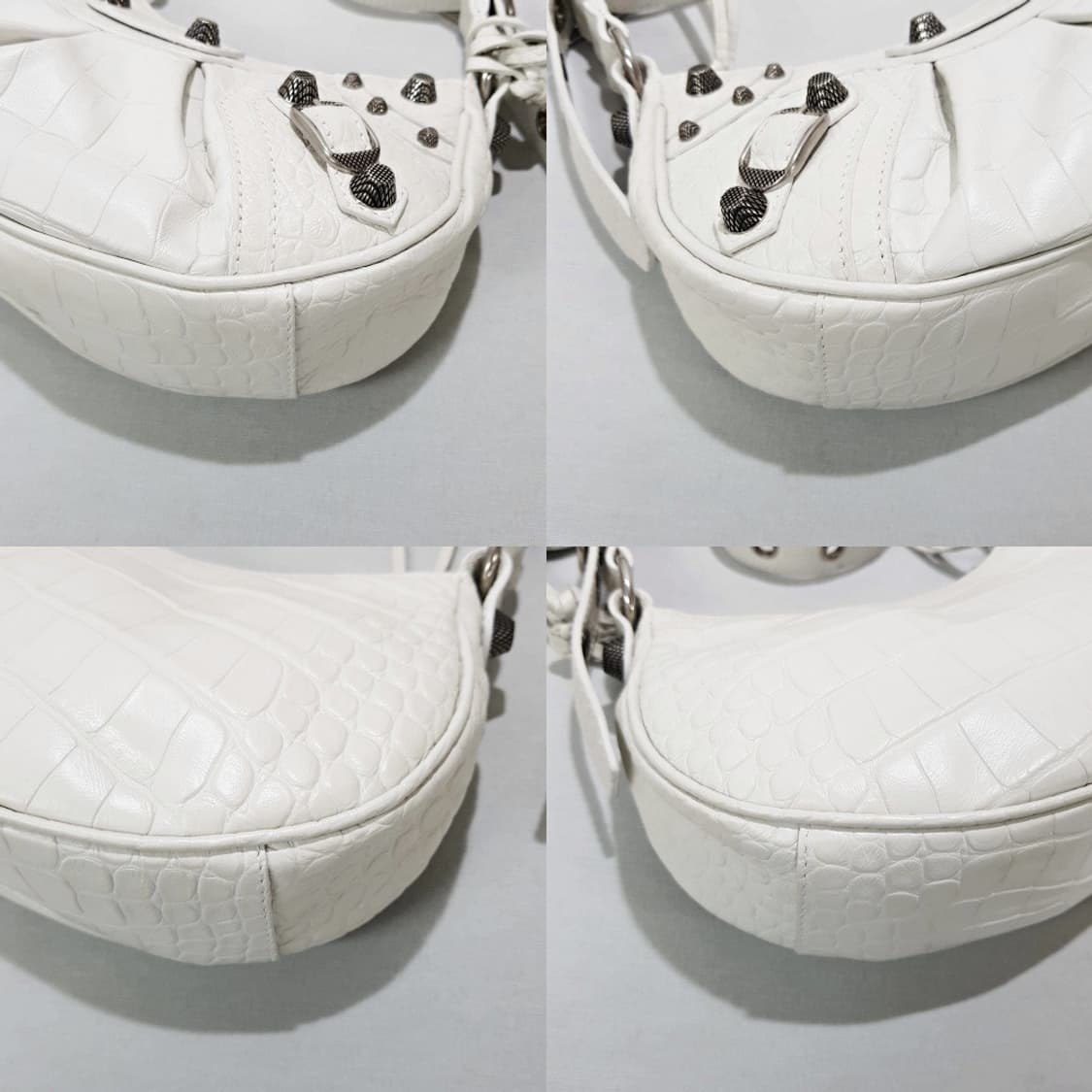 발렌시아가 크로커 패턴 르카골 숄더백 XS 상품이미지9